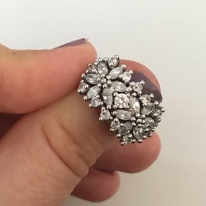 Faux diamonds ring